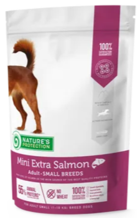 Сухий корм для дорослих собак малих порід з лососем Mini Extra Salmon Adult Small Breeds 500g А23707 фото