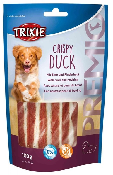 Trixie Ласощі для собак 'Premio Crispy Duck' з качкою (Тріксі) 100г А02559 фото