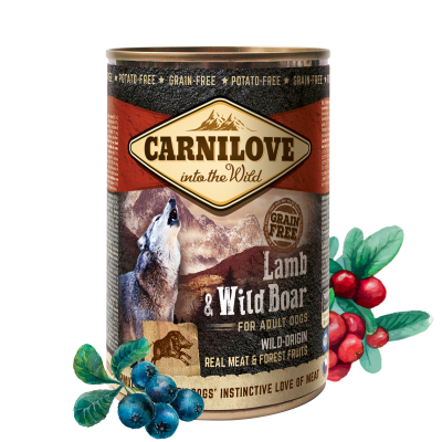 Carnilove Lamb & Wild Boar вологий корм для дорослих собак А08537 фото