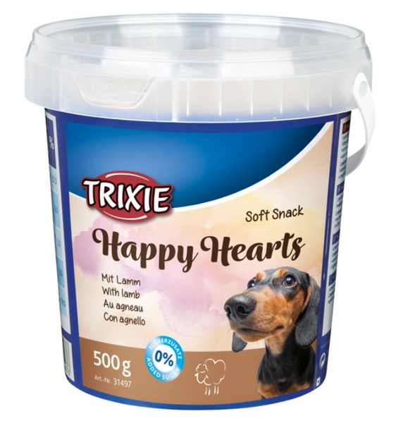 Ласощі для собак Soft Snack Happy Hearts Trixie з бараниною 500гр 8354 фото