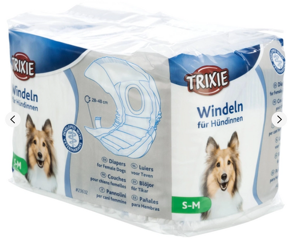 Памперси для собак (сучок) Trixie 23632 28-40 см 12шт 10181 фото