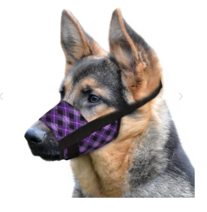 Намордник для Собак Bronzedog Нейлоновий Регульований Фіолетовий L А12461 фото