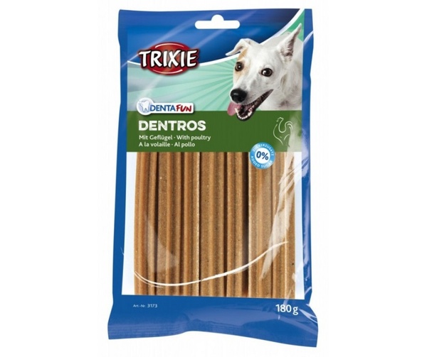 Trixie Ласощі для собак 'Denta Fun Dentros' з куркою (Тріксі) 180г