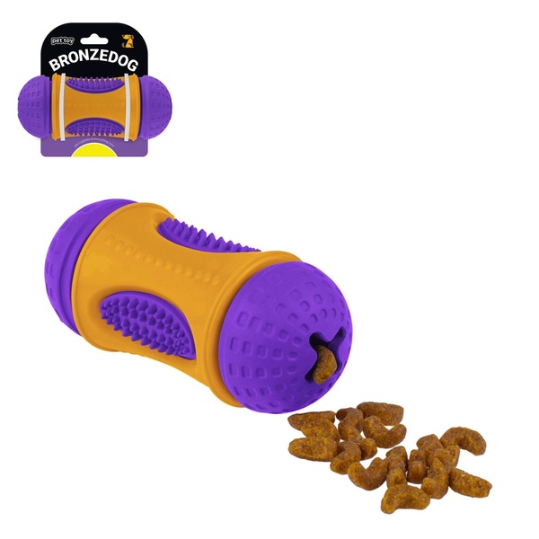 Іграшка для Собак BronzeDog Jumble Smart 13 см Фіолетово-оранжевий А11335 фото