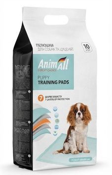Гігієнічні пеленки AnimAll, 60х90 см, 10 штук