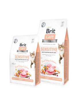 Сухий корм Brit (Бріт) Care Grain-Free для котів з чутливим травленням та вибагливих