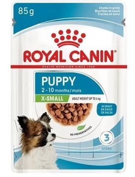 Вологий корм Royal Canin X-Small Puppy для цуценят мініатюрних порід, 85 г А22738 фото