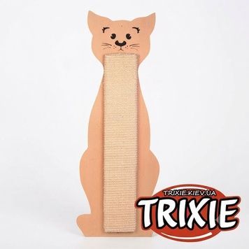 Дряпка Кіт підвіс. Тріксі Cat, беж/сиз. 21*56см А36511 фото