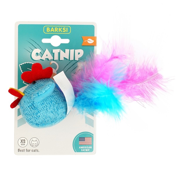 Іграшка для Котів Barksi Catnip Курча з запахом котячої м'яти 15 см