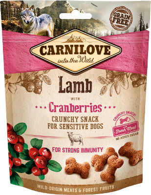 Carnilove Crunchy Lamb with Cranberries ласощі для собак А08525 фото
