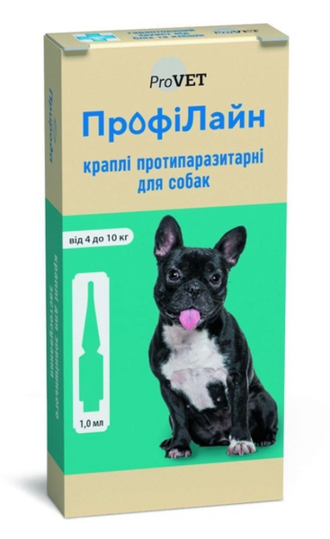 Краплі ProVET Профілайн протипаразитарний для собак 1мл А13839 фото