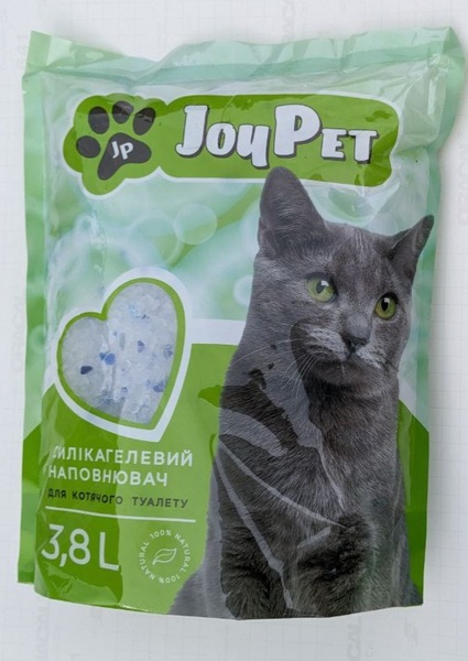Силікагелевий наповнювач для котячого туалету JoyPet 3,8л