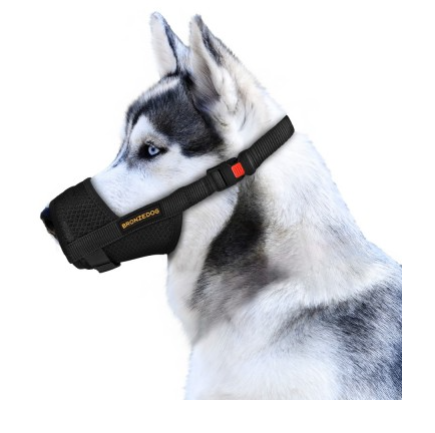 Намордник для Собак Bronzedog Дихаючий Регульований 3D сітка А10167 фото