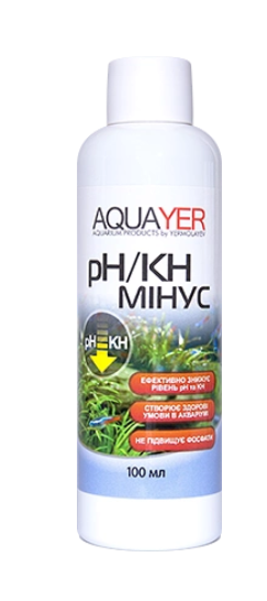Засіб для акваріума AQUAYER pH/KH мінус 100 мл А23580 фото
