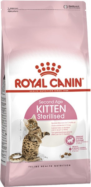 Сухий корм Royal Canin Kitten Sterilised для стерилізованих кошенят до 12 місяців