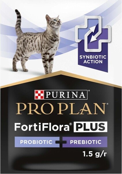 Пробіотик з пребіотиком для котів ProPlan FortiFlora Plus (1 штука х 1,5 г)