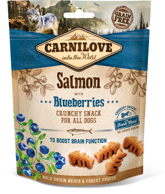 Carnilove Crunchy Salmon with Blueberries ласощі для собак А07132 фото