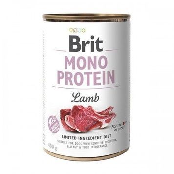 Brit Mono Protein вологий раціон для собак з ягням 400г А05450 фото