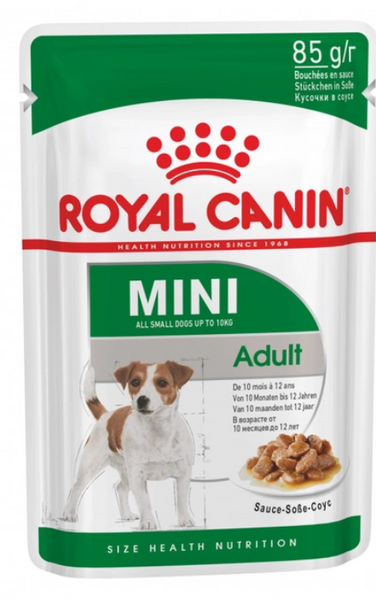 Паучі Royal Canin MINI ADULT консервований корм для собак малих порід Пауч 0,085 кг А07175 фото