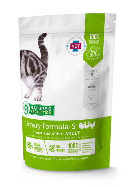 Сухий корм для дорослих стерилізованих котів та кішок для профілактики та лікування СКХ Nature's Protection Urinary Formula-S А23875 фото