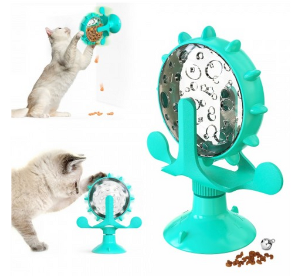 Іграшка для котів Bronzedog PetFun Годівниця на присосці ментолова