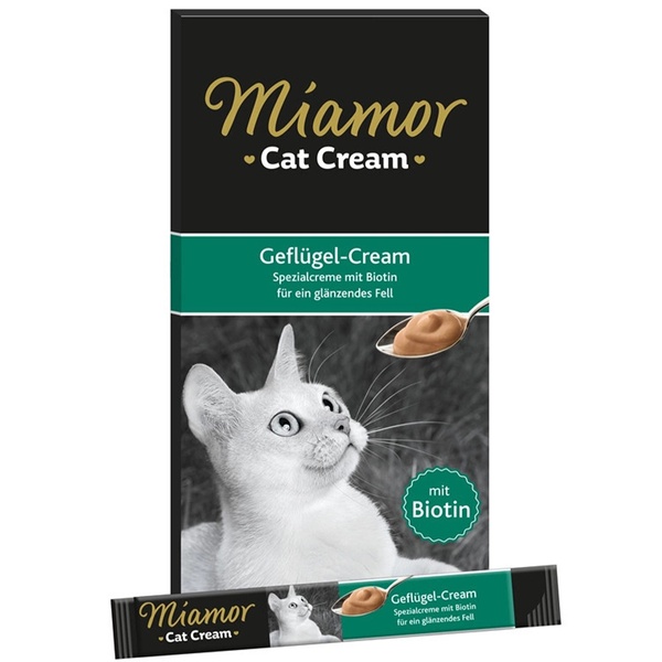 Miamor Cream Biotin Ласощі для котів з біотином, 1 шт.