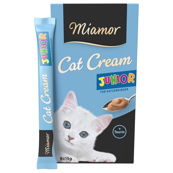 Miamor Cream Junior Ласощі для кошенят з таурином, 1 шт. А31055 фото