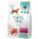 OPTIMEAL™. Повнораціонний сухий корм для дорослих котів з високим вмістом телятини А03414 фото 1