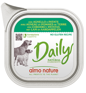 Вологий корм для собак Almo Nature Daily Dog з ягням 300 г А30230 фото