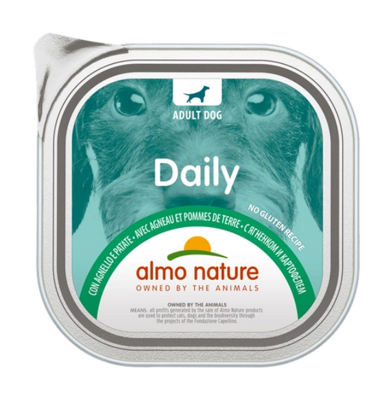 Вологий корм для собак Almo Nature Daily Dog з ягням 300 г