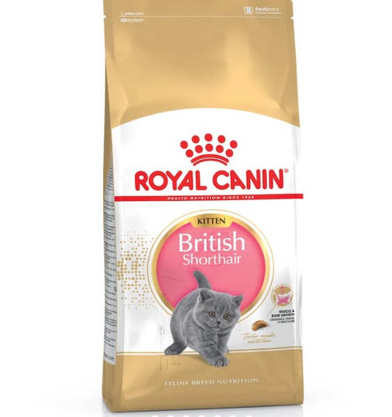 Сухий корм Royal Canin British Shorthair Kitten для кошенят британців 8359 фото