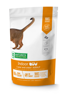 Сухий корм для дорослих котів мешкаючих у будинку Nature's Protection Indoor