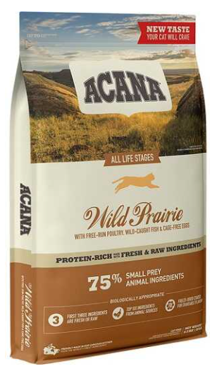 Acana (Акана) Wild Prairie Cat Сухий корм для кошенят, котів і кішок з курчам, індичкою і рибою 1,8 кг 1439 фото