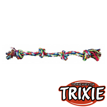 Канат з 4 вузлами для собак TRIXIE - Denta Fun 360g / 54cm 1076 фото
