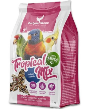 Корм для середніх папуг Перлина Степу Tropical Mix