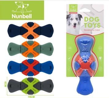 Гантель звукова рифлена Nunbell, 15см