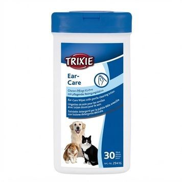 Вологі серветки для догляду за вухами Trixie, 30 шт. А36125 фото