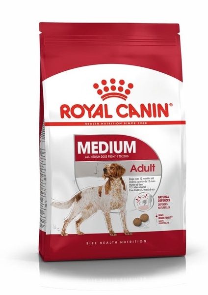 Сухий корм Royal Canin (Роял Канін) MEDIUM ADULT (для собак вагою від 11 до 25 кг) 217 фото