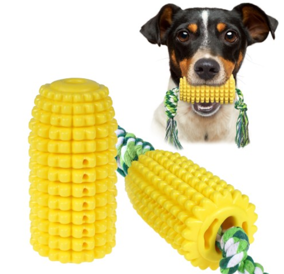 Іграшка для собак Bronzedog PetFun Кукурудза з канатом А11180 фото