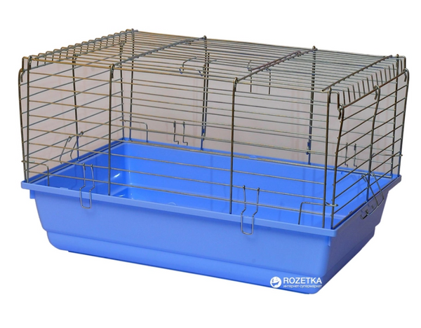 Клітка для гризунів Лорі Кролик-60 38 х 60 х 40 см Блакитна