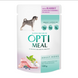OPTIMEAL™. Повнораціонний консервований корм для дорослих собак з кроликом та чорницею у соусі 85г А23901 фото 1