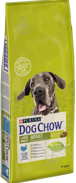 Сухий корм Purina (Пуріна) Dog Chow Adult з індичкою (для великих порід собак) 14 кг 4086 фото