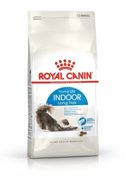 Сухий корм Royal Canin Indoor Long Hair для домашніх довгошерстних котів 140 фото