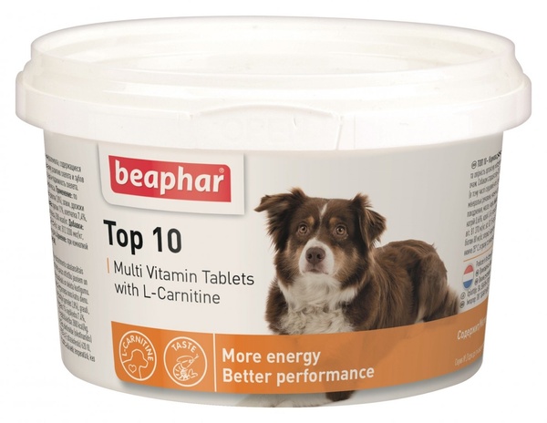 Beaphar (Беафар) Top 10 For Dogs (комплекс вітамінів) 6669 фото
