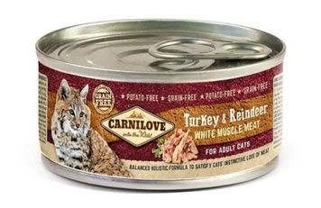 Carnilove Turkey & Reindeer for adults cats вологий корм для дорослих котів (індичка та оленина) А11495 фото