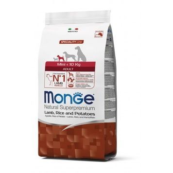 Monge Dog Mini Adult (Ягня)- сухий корм з м'ясом ягня для дорослих собак дрібних порід 2,5кг