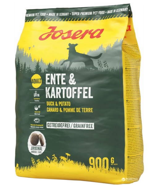 Josera Ente&Kartoffel Сухий беззерновий корм для собак (Качка та Картопля) (Йозера, Джосера)