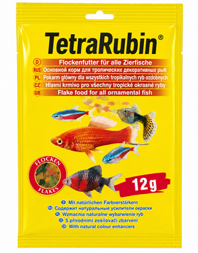 Тетра Корм д/риб Rubin Flakes, 112г