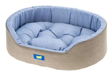 Лежак для собак та кішок Ferplast Dandy 80x55x20 cм Синій