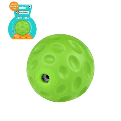 Bronzedog FLOAT Іграшка для собак плаваюча Звуковий м'яч зелений 7 см А09766 фото